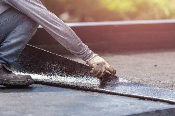 Professional Exterior Waterproofing technician working in Albertson, NY